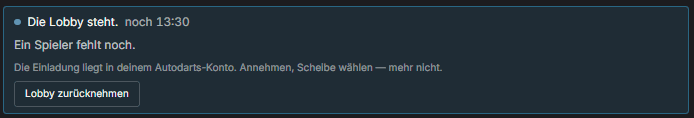 Die Lobby steht, der Zähler läuft — und es fehlt noch ein Spieler
